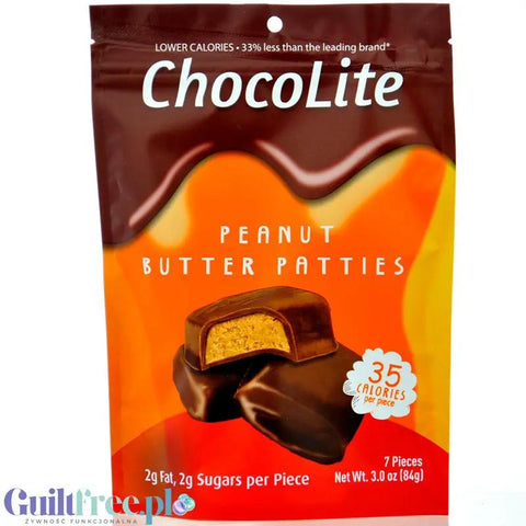 Healthsmart Sweet Nothings Chocolite Peanut Butter Patties - czekoladki z masłem orzechowym o obniżonej zawartości tłuszczu by HealthSmart Foods (healthsmart-sweet-nothings-chocolite-peanut-butter-patties-czekoladki-z-maslem-orzechowym-o-obnizonej-zawartosci-tluszczu)