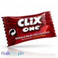 Clix Clix One Red Liquorice - lukrecjowa guma do żucia bez cukru - Guma do żucia