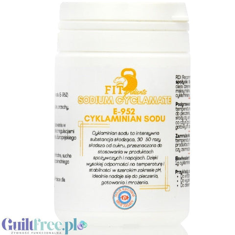 FITgridients Sodium Cyclamate - czysty cyklaminian sodu bez wypełniaczy E-952 by FITgridients (fitgridients-sodium-cyclamate-czysty-cyklaminian-sodu-bez-wypelniaczy-e-952)