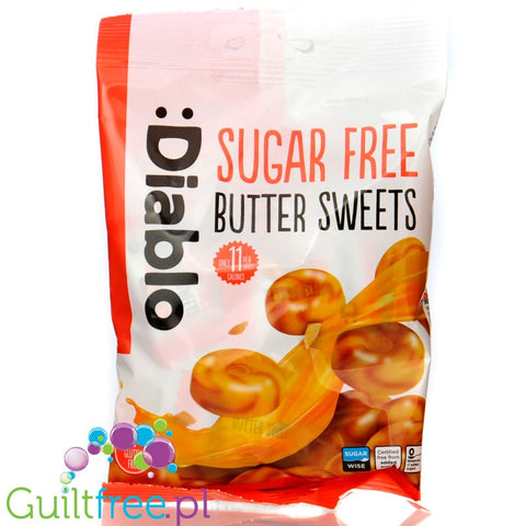 Diablo Butter Sweets - śmietankowe karmelki cukierki bez cukru 11kcal by Diablo (diablo-butter-sweets-smietankowe-karmelki-cukierki-bez-cukru-11kcal)