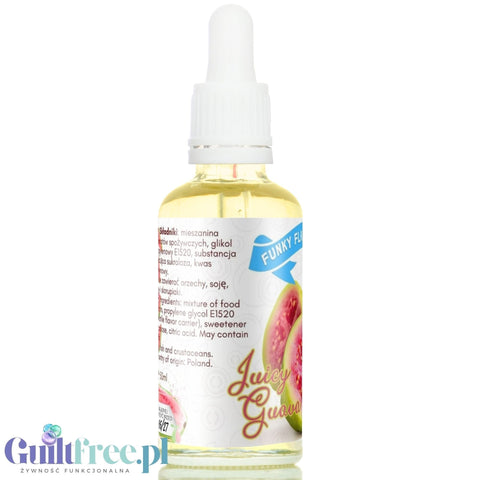 Funky Flavors Sweet Juicy Guava - słodkie kropelki słodzące o smaku guawy by Funky Flavors (funky-flavors-sweet-juicy-guava)
