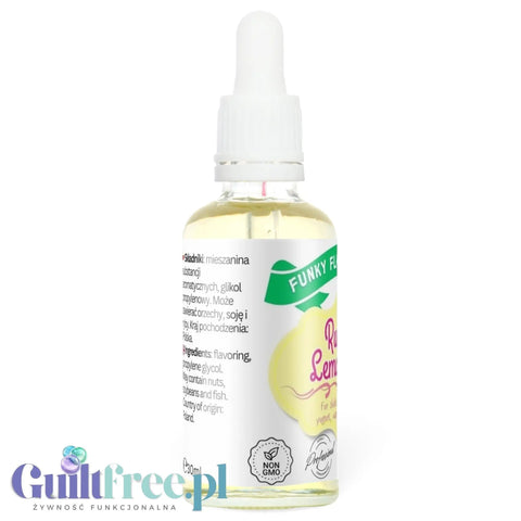 Butelka aromatu Guiltfree Funky Flavors Basic Ruby Lemonade 30ml z zakraplaczem, bez cukru i tłuszczu