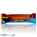Baton proteinowy Guiltfree Grenade Soft Core Double Chocolate w brązowo-niebieskim opakowaniu z czekoladowym nadzieniem