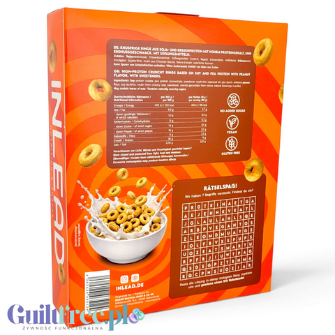 Inlead Protein Loops Peanut Flavor - wegańskie proteinowe kółeczka śniadaniowe bez cukru i glutenu by InLead (inlead-protein-loops-peanut-flavor-weganskie-proteinowe-koleczka-sniadaniowe-bez-cukru-i-glutenu)