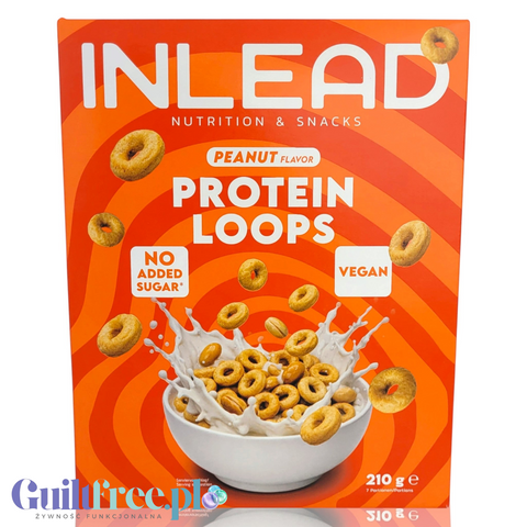Inlead Protein Loops Peanut Flavor - wegańskie proteinowe kółeczka śniadaniowe bez cukru i glutenu by InLead (inlead-protein-loops-peanut-flavor-weganskie-proteinowe-koleczka-sniadaniowe-bez-cukru-i-glutenu)