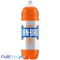 Butelka napoju gazowanego Guiltfree Irn Bru Diet o pojemności 2 litrów z charakterystyczną pomarańczową etykietą