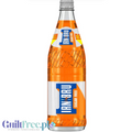 Guiltfree Irn Bru Diet w szklanej butelce 750ml, kultowy szkocki napój gazowany bez cukru o pomarańczowym kolorze.