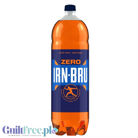 Guiltfree Irn Bru Xtra napój gazowany 2L w plastikowej butelce o charakterystycznym pomarańczowym kolorze
