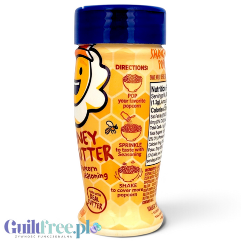 Guiltfree Kernel Season's Honey Butter, przyprawa w proszku o smaku miodu i masła w plastikowej butelce 80g