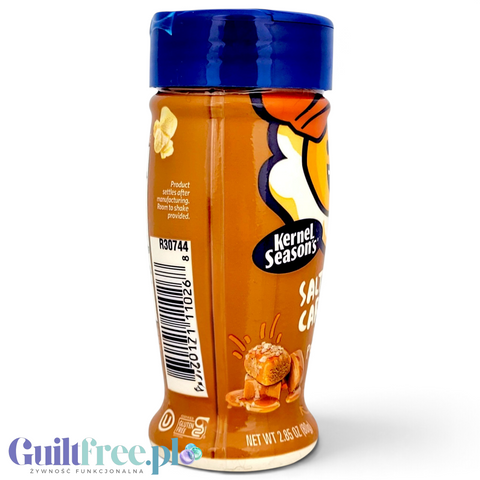 Guiltfree Kernel Season's Salted Caramel, przyprawa do popcornu i deserów o smaku solonego karmelu w plastikowej puszce
