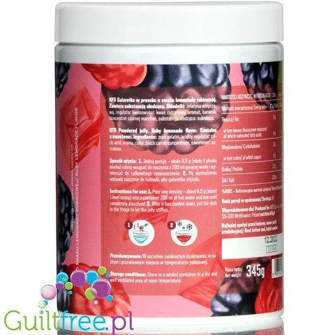 KFD Dietetyczna Galaretka Lemoniada Rubinowa, 50 porcji x 18kcal by KFD (kfd-dietetyczna-galaretka-lemoniada-rubinowa-50-porcji-x-18kcal)