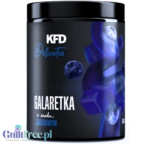 KFD Dietetyczna Galaretka Jagodowa, 50 porcji x 18kcal by KFD (kfd-dietetyczna-galaretka-jagodowa-50-porcji-x-18kcal)