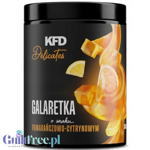 KFD Galaretka Pomarańcza & Cytryna, dietetyczna galaretka 50 porcji x 18kcal by KFD (kfd-dietetyczna-galaretka-az-50-porcji-pomarancza-cytryna)