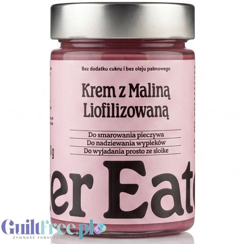 Finer Eaters krem z liofilizowaną maliną bez dodatku cukru i oleju palmowego 400g by Finer Eaters (finer-eaters-krem-z-liofilizowana-malina-bez-dodatku-cukru-i-oleju-palmowego-400g)
