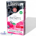 Guiltfree pastylki Läkerol Chewy Dents o smaku malinowo-lukrecjowym w różowym opakowaniu bez cukru z ksylitolem