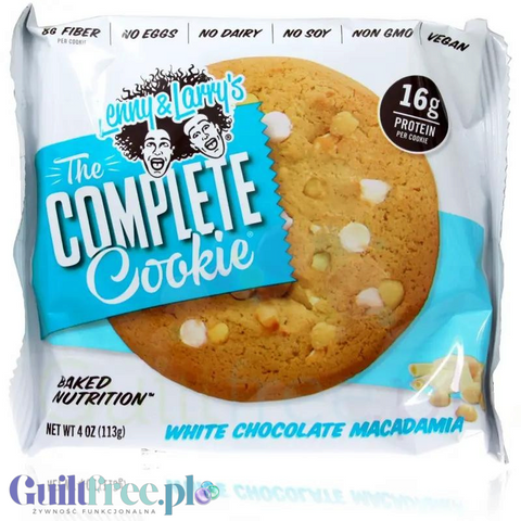 Guiltfree Lenny & Larry's Complete Cookie o smaku białej czekolady i orzechów makadamia w opakowaniu 113g