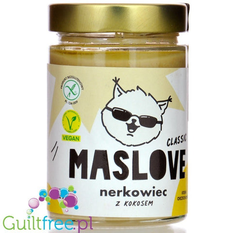 Maslove Nerkowiec z Kokosem Classic 290g - bezglutenowa miazga z prażonych nerkowców z kokosem bez dodatku soli i cukru by Maslove (maslove-nerkowiec-z-kokosem-classic-290g-bezglutenowa-miazga-z-prazonych-nerkowcow-z-kokosem-bez-dodatku-soli-i-cukru)