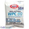 Mlekovita SBA 100% Natural WPC 80 saszetka 30g - odżywka białkowa niesłodzona o smaku mleczno-maślanym by Mlekovita (sba-mlekovita-wpc-neutral-30-g)