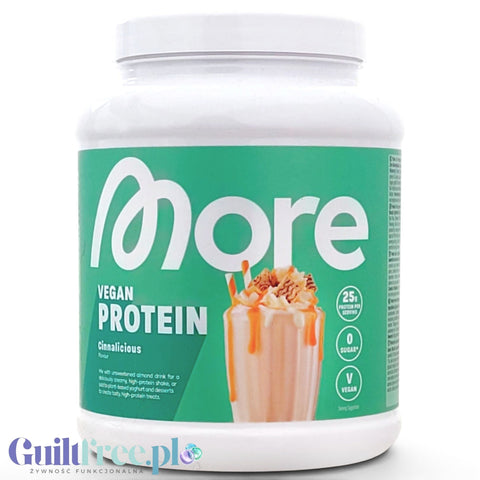More Nutrition Total Vegan Protein Cinnalicious 0,6kg - wegańska odżywka białkowa, smak Płatki Cynamonowe by More Nutrition (more-nutrition-total-vegan-protein-cinnalicious-06kg-weganska-odzywka-bialkowa-smak-platki-cynamonowe)
