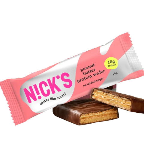 Guiltfree N!CK'S Protein Wafer Peanut Butter w czekoladzie bez cukru z 10g białka