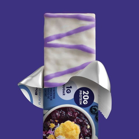 ONE Bar Blueberry Cobbler - baton proteinowy o smaku placka z jagodami by ONE Bar (aka OhYeah! ISS Research)) (ohyeah-one-blueberry-cobbler)