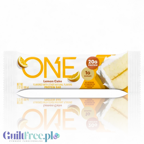 ONE Bar Lemon Cake - niskowęglowodanowy baton proteinowy, Ciasto Cytrynowe by ONE Bar (aka OhYeah! ISS Research)) (ohyeah-one-lemon-cake-protein-bar)