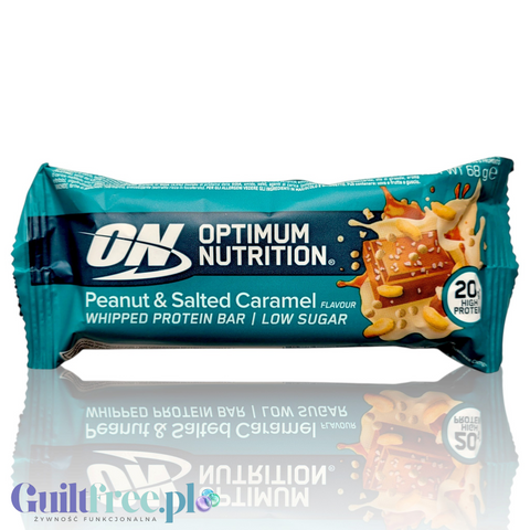Optimum Nutrition Whipped Protein Bar White Chocolate Salted Caramel & Peanut - baton z masą a la ptasie mleczko by Optimum Nutrition (optimum-nutrition-whipped-protein-bar-white-chocolate-salted-caramel-peanut-baton-z-masa-a-la-ptasie-mleczko)