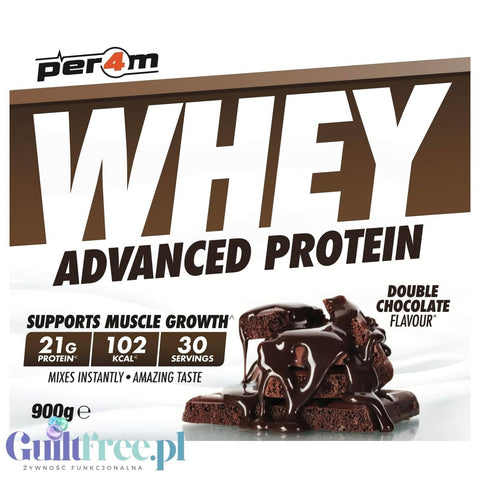 Per4M Whey Advanced Protein Double Chocolate 2010g - gęsta odżywka białkowa WPC, WPI & MPC by per4m® (per4m-whey-advanced-protein-double-chocolate-2010g-gesta-odzywka-bialkowa-wpc-wpi-mpc)