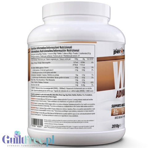 Per4M Whey Advanced Protein S'mores 2010g - gęsta odżywka białkowa WPC, WPI & MPC by per4m® (per4m-whey-advanced-protein-smores-2010g-gesta-odzywka-bialkowa-wpc-wpi-mpc)