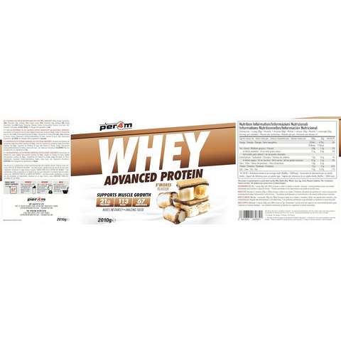 Per4M Whey Advanced Protein S'mores 2010g - gęsta odżywka białkowa WPC, WPI & MPC by per4m® (per4m-whey-advanced-protein-smores-2010g-gesta-odzywka-bialkowa-wpc-wpi-mpc)