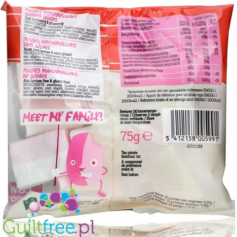 Damhert dwukolorowe pianki Marshmallow bez cukru i bez tłuszczu by Damhert (daamhert-dwukolorowe-pianki-marshmallow-bez-cukru-i-bez-tluszczu)