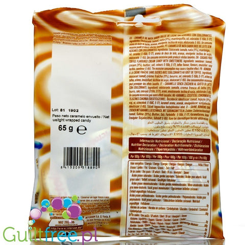 Pictolin Caramels de Dulce de Leche 65g - śmietankowo-toffee cukierki bez cukru by Pictolin (pictolin-smietankowo-karmelowe-cukierki-bez-cukru)