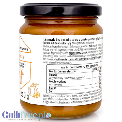 Polder Kajmak Pumpkin Spice - fudge paste without added sugar with erythrol, limited flavor