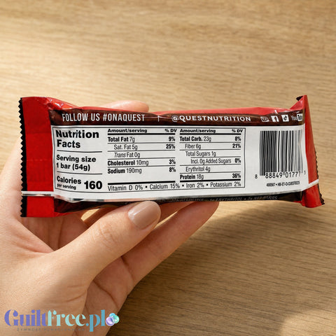 Quest Hero Crispy Protein Bar Fruity Cereal - baton proteinowy w nostalgicznym smaku dzieciństwa USA by Quest Nutrition (quest-hero-crispy-protein-bar-fruity-cereal)