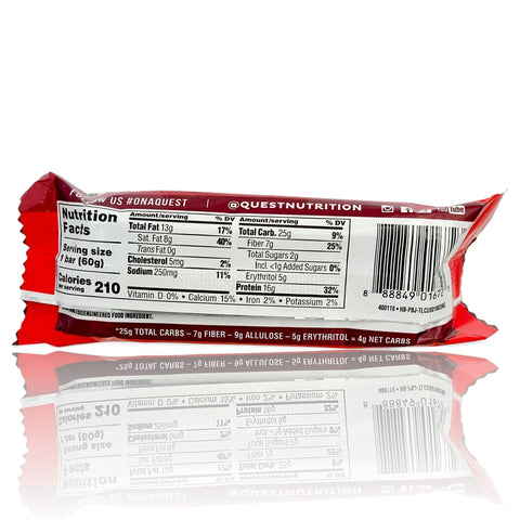 Quest Hero Crispy Protein Bar Peanut Butter & Jelly by Quest Nutrition (quest-hero-crispy-protein-bar-peanut-butter-jelly)