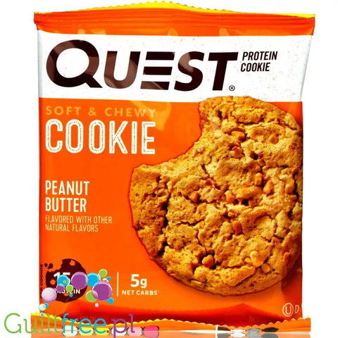 Quest Protein Cookie Peanut Butter - ciastko proteinowe z masłem orzechowym by Quest Nutrition (quest-protein-cookie-peanut-butter)