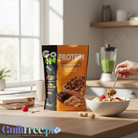 Sante GoON Granola Proteinowa bez dodatku cukru masło orzechowe z czekoladą 300 g by Sante (sante-goon-granola-proteinowa-bez-dodatku-cukru-maslo-orzechowe-z-czekolada-300-g)