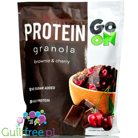 Sante GoON Cherry Brownie Granola Proteinowa bez dodatku cukru z Czekoladą & Wiśniami by Sante (sante-goon-cherry-brownie-granola-proteinowa-bez-dodatku-cukru-z-czekolada-wisniami)