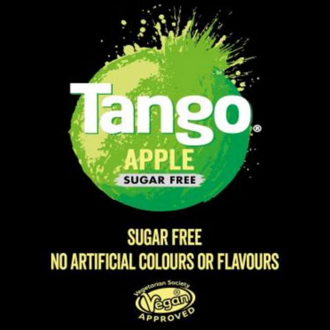 Guiltfree Tango Sugar Free Apple napój gazowany o smaku zielonego jabłka bez cukru i sztucznych barwników