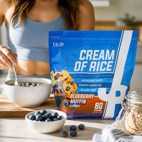 TBJP Cream of Rice, Blueberry Muffin 2kg - kleik ryżowy bez cukru, regeneracyjny posiłek treningowy, Muffiny Jagodowe by TBJP (tbjp-cream-of-rice-blueberry-muffin-2kg-kleik-ryzowy-bez-cukru-regeneracyjny-posilek-treningowy-muffiny-jagodowe)