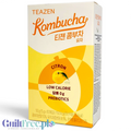 Opakowanie Guiltfree TEAZEN Kombucha Citron, koreański napój instant z ekstraktem z cytryny i kulturami bakterii.