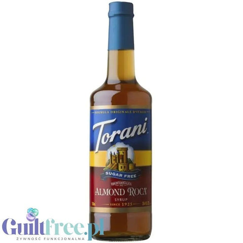 Torani Almond Roca 0,75L - syrop do kawy bez cukru o smaku migdałowo-czekoladowo-karmelowym by Torani (torani-almond-roca-075l-syrop-do-kawy-bez-cukru-o-smaku-migdalowo-czekoladowo-karmelowym)