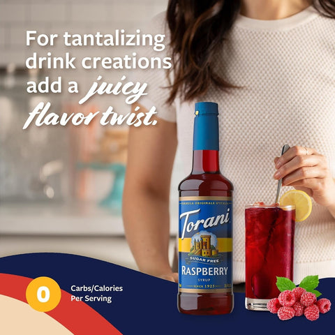 Torani Raspberry 0,75L - syrop do kawy bez cukru o smaku malinowym, import z USA by Torani (torani-raspberry-075l-syrop-do-kawy-bez-cukru-o-smaku-malinowym)