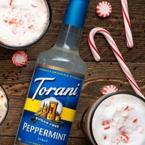 Torani Peppermint 0,75L - syrop do kawy bez cukru o smaku miętowym, import USA by Torani (torani-peppermint-075l-syrop-do-kawy-bez-cukru-o-smaku-mietowym)