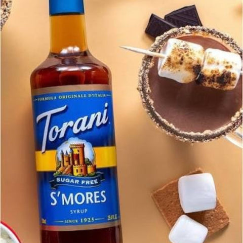 Torani S'mores 0,75L - syrop do kawy bez cukru i kalorii by Torani (torani-syrop-bez-cukru-s-mores-0kcal)