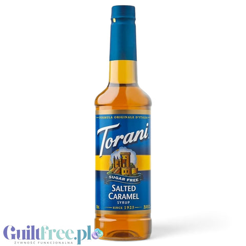 Torani Salted Caramel 0,75L - syrop do kawy bez cukru, smak Solony Karmel by Torani (torani-syrop-solony-karmel-0kcal)