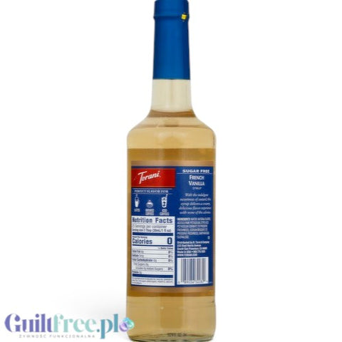Torani French Vanilla 0,75L - syrop do kawy bez cukru i kalorii by Torani (torani-syrop-bez-cukru-french-vanilla-0kcal)