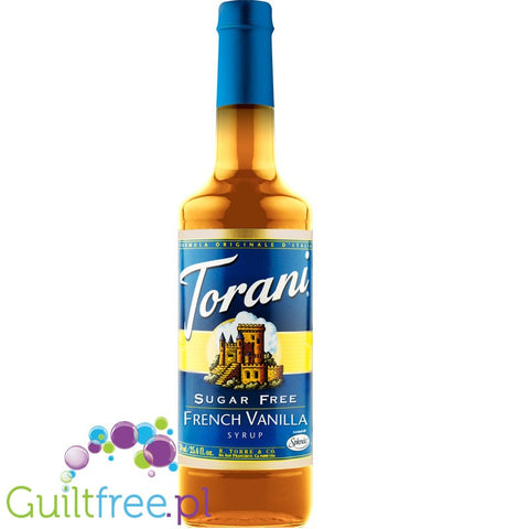Torani French Vanilla 0,75L - syrop do kawy bez cukru i kalorii by Torani (torani-syrop-bez-cukru-french-vanilla-0kcal)