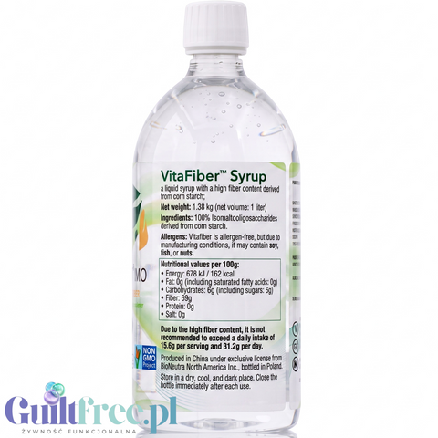 VitaFiber™ Syrop 1,38kg - Naturalny Słodzik 70% Błonnika by VitaFiber (vitafiber-syrop-1-38kg-naturalny-slodzik-70-blonnika)
