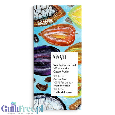 Vivani Whole Cocoa Fruit 100% - czekolada 100% kakao słodzona owocem kakaowca by Vivani (vivani-whole-cocoa-fruit-100-czekolada-100-kakao-slodzona-owocem-kakaowca)